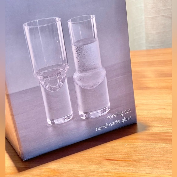 LSA International Vodka Serving Set Service for 4 2 oz Shot Glasses Board Poland - Picture 10 of 16